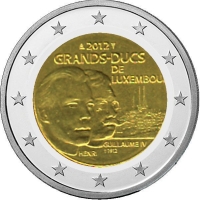 2-Euro Luxemburg - 2012 - Wilhelm IV.