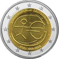 2-Euro Deutschland - J - 2009 - 10 Jahre Euro