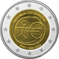 2-Euro �sterreich - 2009 - 10 Jahre Euro
