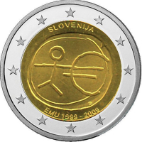 2-Euro Slowenien - 2009 - 10 Jahre Euro