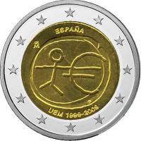 2-Euro Spanien - 2009 - 10 Jahre Euro