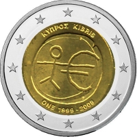2-Euro Zypern - 2009 - 10 Jahre Euro