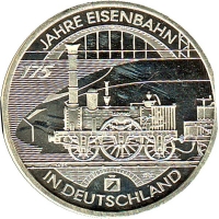 10-Euro Deutschland - D - 2010 - 175 Jahre Eisenbahn