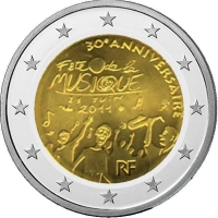 2-Euro Frankreich - 2011 - F�te de la Musique