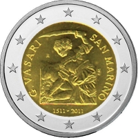2-Euro San Marino - 2011 - Gorgio Vasari