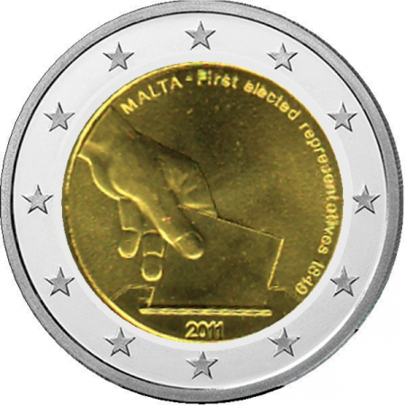 2 € Malta - 2011 - Wahl des 1. Abgeordneten
