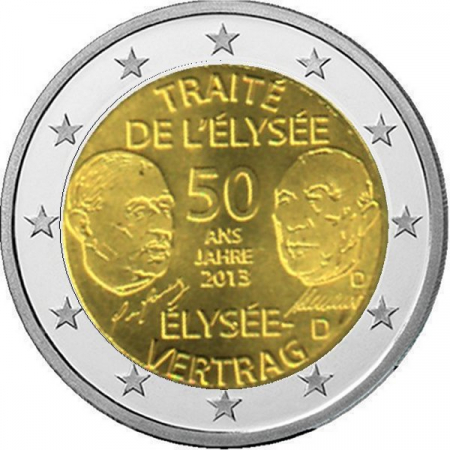 2 € Deutschland - 2013 - D - Élysée Vertrag