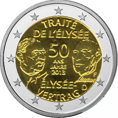 2 € Deutschland - 2013 - F - Élysée Vertrag
