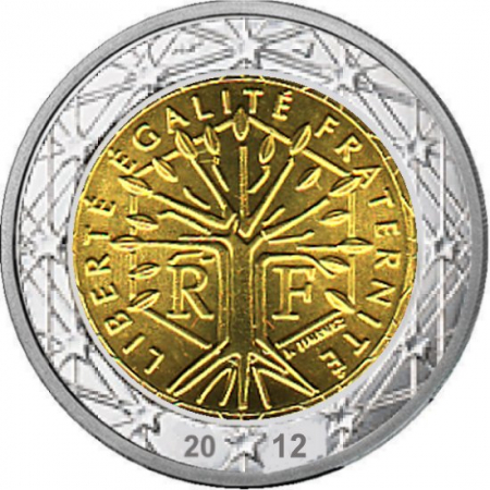 2 € Frankreich - 2012 - Kursmünze