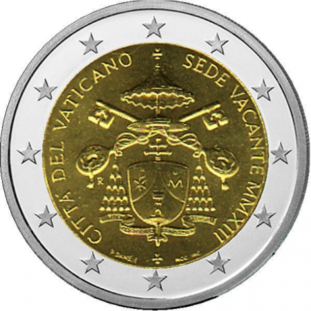 2 € Vatikan - 2013 - Sede Vacante MMXIII