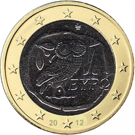 Griechenland - 2012 - 1 € Kursmünze aus KMS
