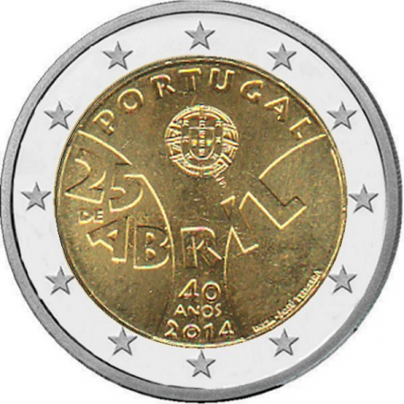 2 € Portugal - 2014 - Nelkenrevolution