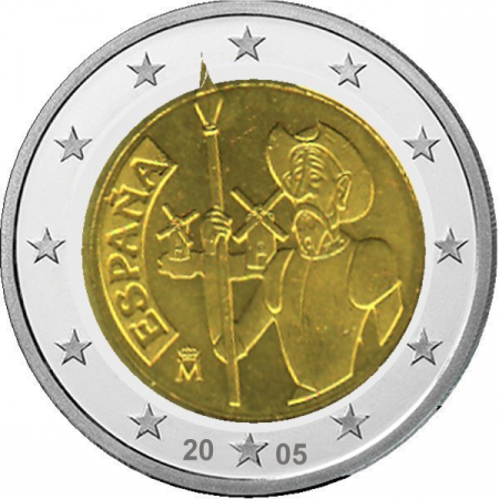 2 € Spanien - 2005 - Don Quijote