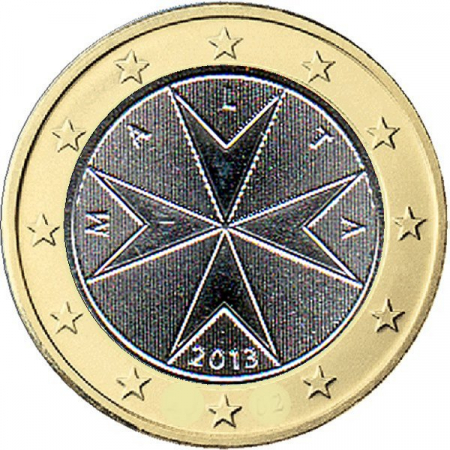 Malta - 2013 - 1 € Kursmünze aus KMS