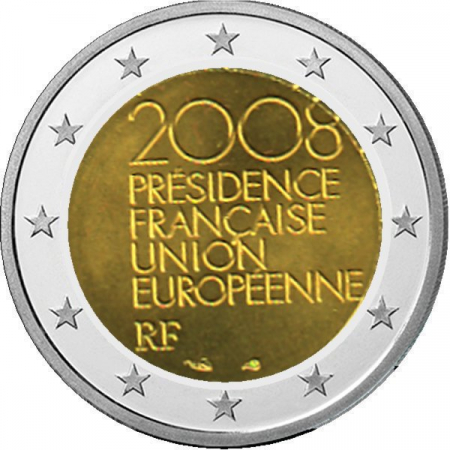 2 € Frankreich - 2008 - Ratspräsidentschaft