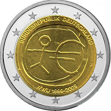 2 € Deutschland - 2009 - J - 10 Jahre Euro