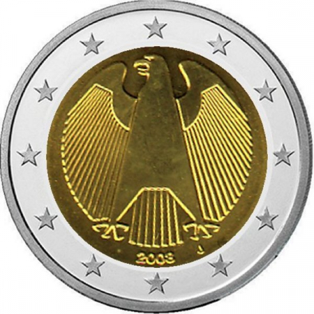 2 € Deutschland - 2008 - J - Kursmünze