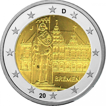 2 € Deutschland - 2010 - J - Bremer Roland