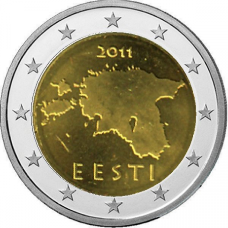 2 € Estland - 2011 - Kursmünze