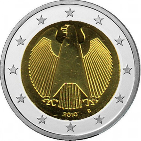 2 € Deutschland - 2010 - D - Kursmünze