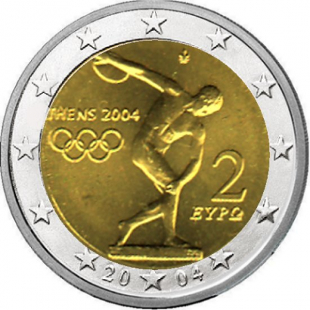 2 € Griechenland - 2004 - Olympische Spiele