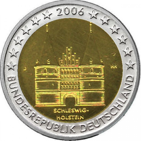 2 € Deutschland - 2006 - J - Lübecker Holstentor