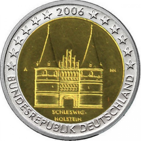 2 € Deutschland - 2006 - A - Lübecker Holstentor