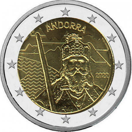 2 € Andorra - 2022 - Die Legende von Karl dem Großen