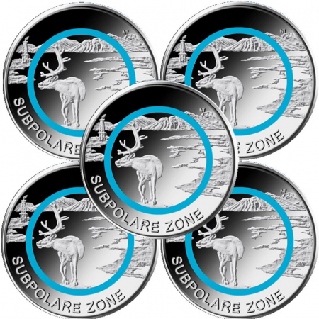 5 € Deutschland - 2020 - Subpolare Zone - Set: ADFGJ
