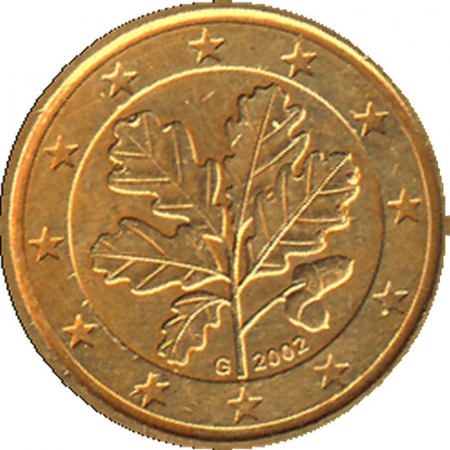 Deutschland - G - 2002 - 1 Cent Kursmünze
