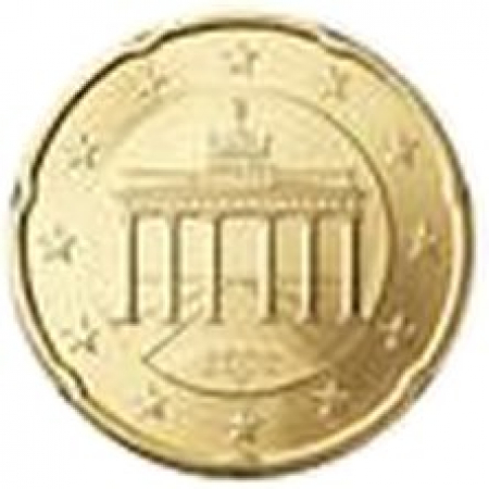 Deutschland - F - 2002 - 20 Cent Kursmünze