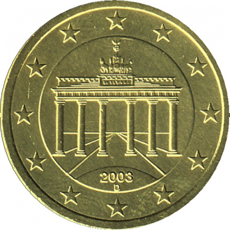 Deutschland - D - 2003 - 50 Cent Kursmünze