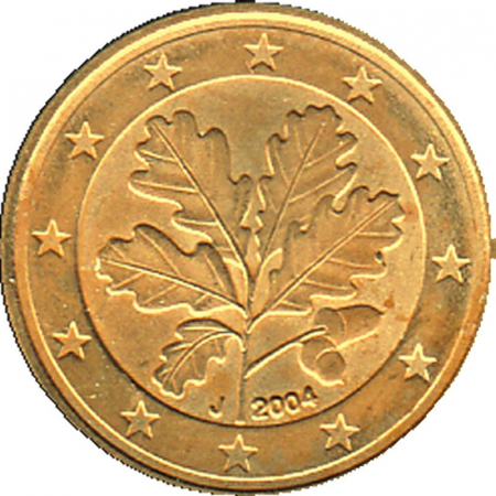Deutschland - J - 2004 - 1 Cent Kursmünze