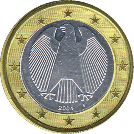 Deutschland - J - 2004 - 1 Euro Kursmünze