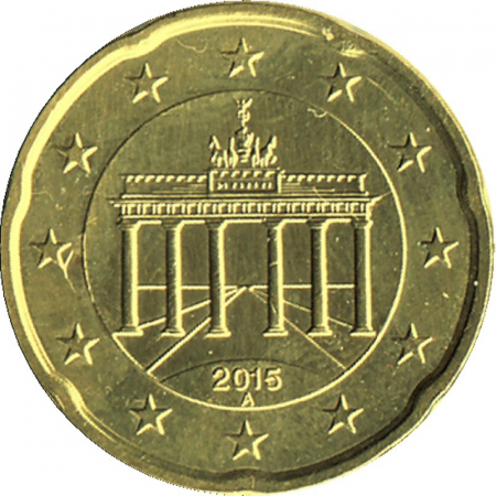 Deutschland - A - 2015 - 20 Cent Kursmünze