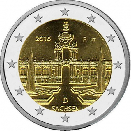 2 € Deutschland - 2016 - F - Dresdner Zwinger
