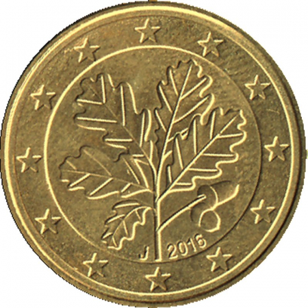 Deutschland - J - 2016 - 5 Cent Kursmünze