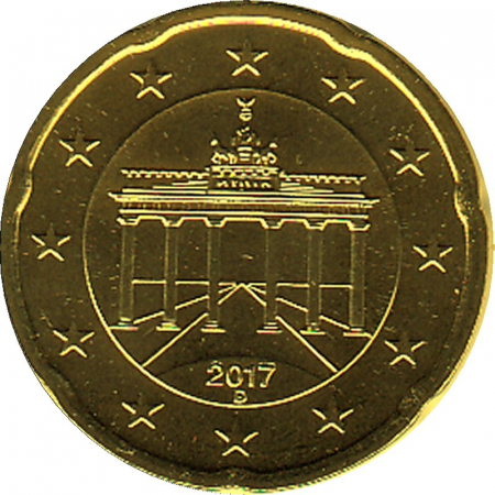 Deutschland - D - 2017 - 20 Cent Kursmünze