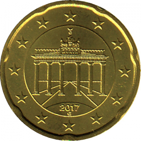 Deutschland - G - 2017 - 20 Cent Kursmünze aus KMS