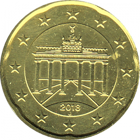 Deutschland - J - 2018 - 20 Cent Kursmünze