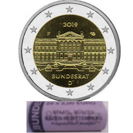 2 € Deutschland - F - 2019 - Bundesrat - Rolle