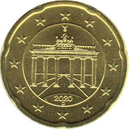 Deutschland - D - 2020 - 20 Cent Kursmünze aus KMS