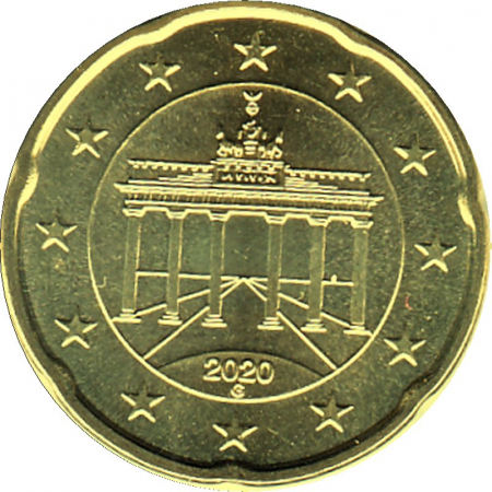 Deutschland - G - 2020 - 20 Cent Kursmünze aus KMS