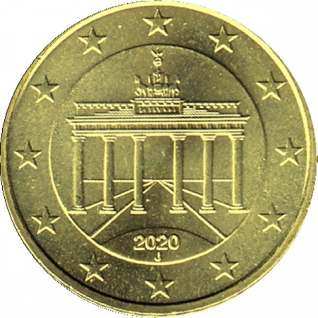 Deutschland - J - 2020 - 50 Cent Kursmünze aus KMS