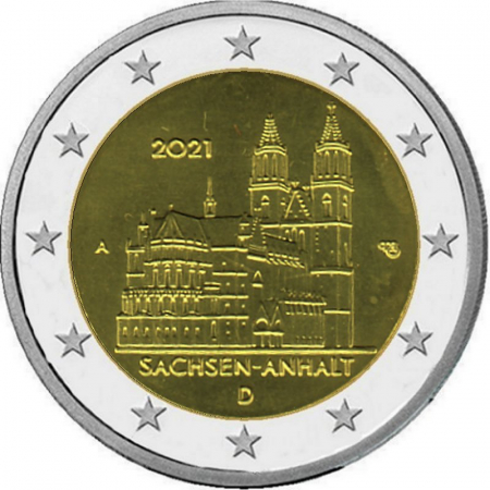 2 € Deutschland - 2021 - A - Magdeburger Dom