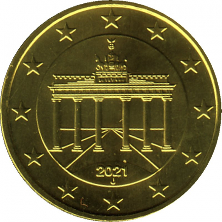 Deutschland - J - 2021 - 10 Cent Kursmünze aus KMS