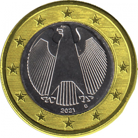 Deutschland - G - 2021 - 1 Euro Kursmünze aus KMS