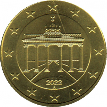 Deutschland - A - 2022 - 50 Cent Kursmünze aus KMS