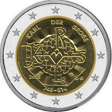 2 € Deutschland - 2023 - G - 1275. Geburtstag von Karl dem Großen