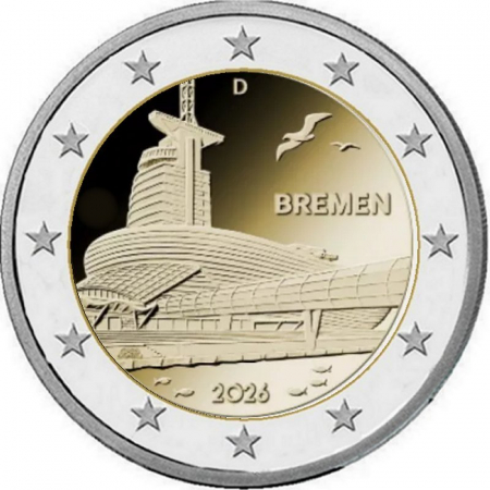2 € Deutschland - 2026 - F - Klimahaus Bremerhaven